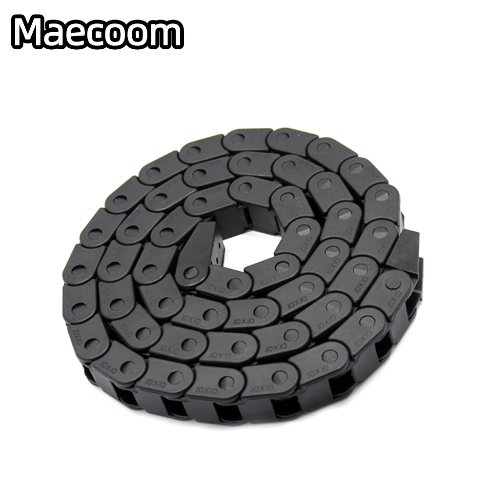 케이블 체인 7x7 10x10 10x15mm L1000mm 케이블 드래그 체인 와이어 캐리어, CNC 라우터 기계용 엔드 커넥터 포함 3D 프린터 부품