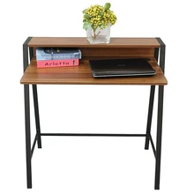 Bureau d'ordinateur à deux niveaux, café au Design Simple et moderne
