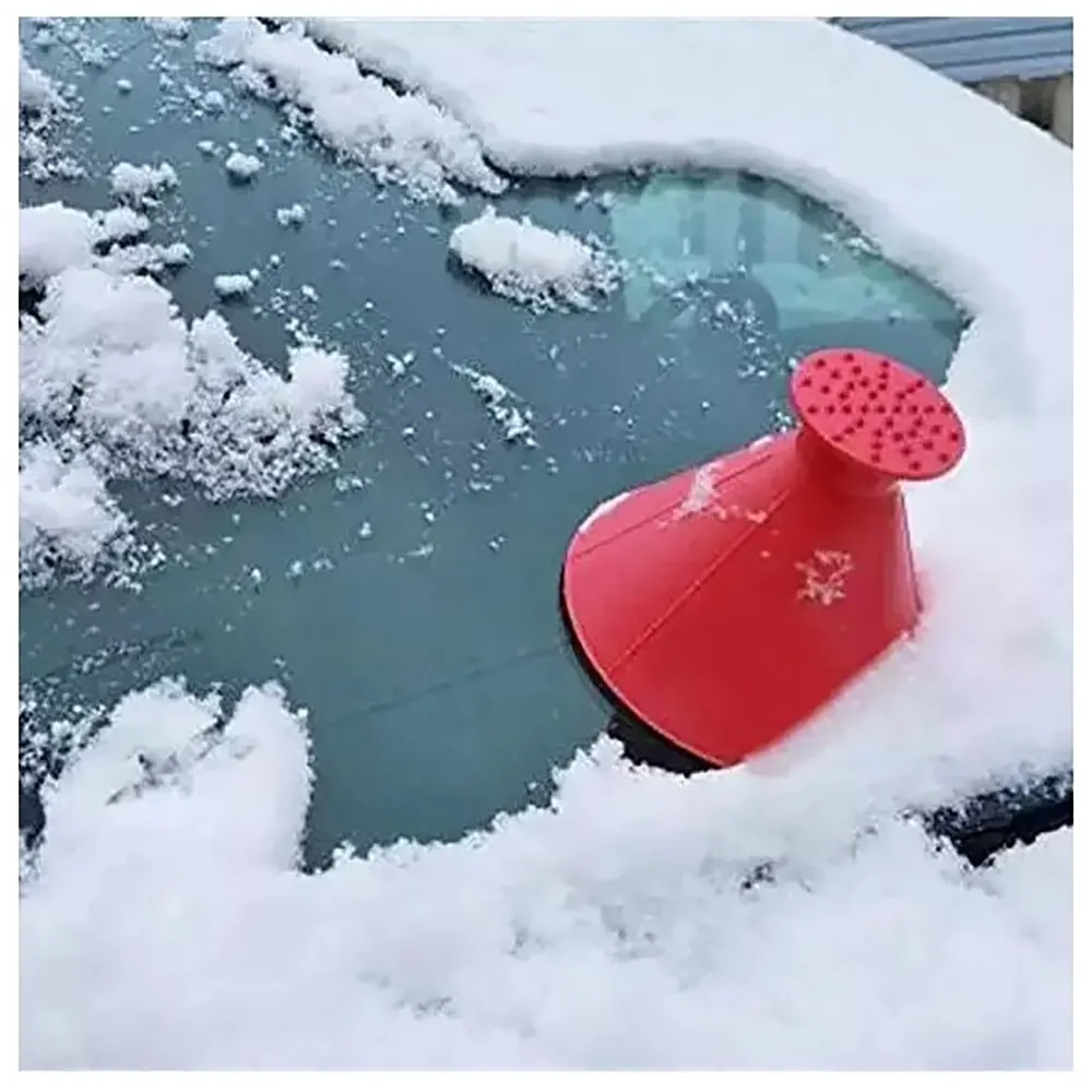 Авто Воронка из трех частей костюм для удаления снега Deicer открытый Deicing автомобиль волшебный конусообразный лобовое стекло скребок для льда лопата для снега инструмент