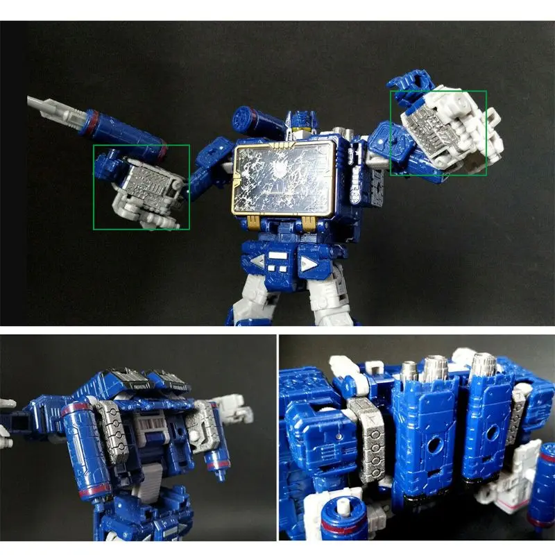 4 шт. Shockwave Labs SL-51 комплект для обновления 3D печати Soundwave Siege Voyager класса PXPA