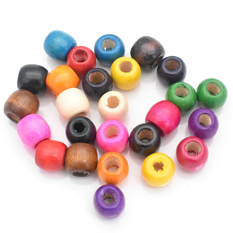Large Hole Wooden Beads Jewelry Wood Beads Large Holes Diy