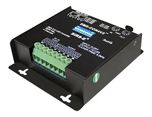 Четырехканальный Декодер CV DMX PWM для RGB и фотолампы 12-24 В постоянного тока 10 А на