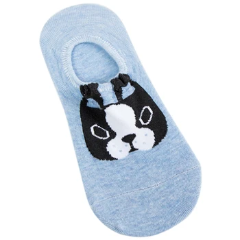 

Women Cute Doggy Antiskid Socks Super Addorable Shallow Mouth Invisible Socks