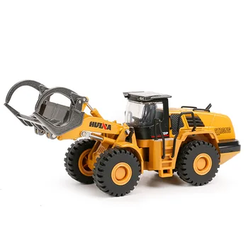 

1:50 Alloy Inertia Construction Vehicle Loader Timber Grab Static Model Decoration Toy for Children boys birthdaty gifts