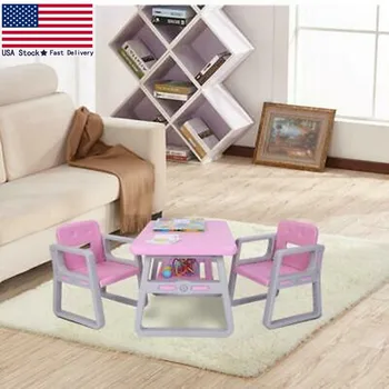 

Kids Table and Chairs Set Toddler Activity Chair Tables Activity Furniture Toy