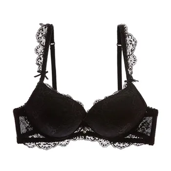 

CYHWR High-end Lace Adjustable Elegant Push Up Women's Underwear Solid Intimates Bra for Women