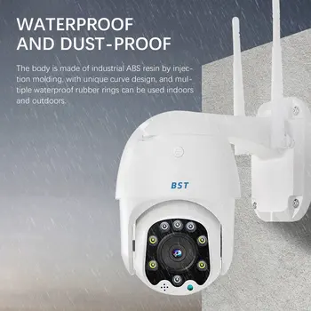 

3 Million Pixel Waterproof Wireless Camera 360 Degree Panoramic Monitoring Infrared Night Vision 7500 Mah Battery