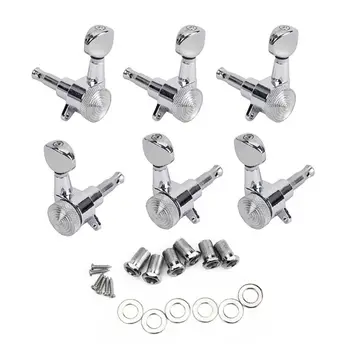 

3R 3L Lock Semicircle Tuning Pegs Electric Acoustic Guitar Tuners Machine Heads Q1FF