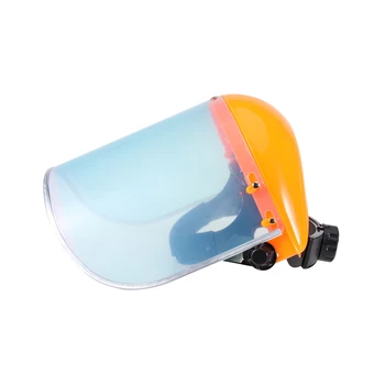 

Protective Transparent Face Covers Shield-Shape Safety Effective Anti-Oil Splash Professional Grass Cutting Safety Mask Supplies