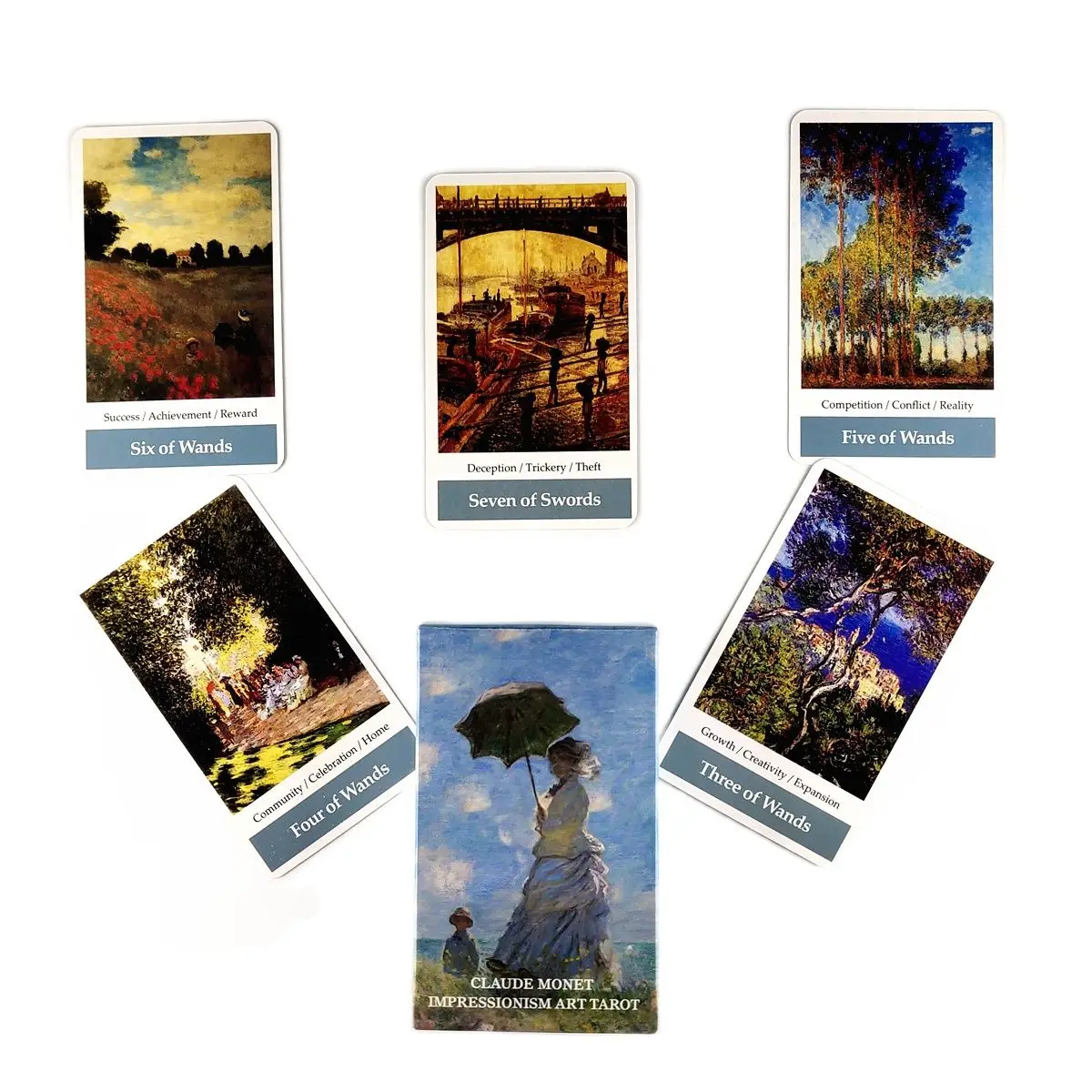 Лидер продаж колода Клода Моне Таро Импрессионизм Искусство карты Tarot