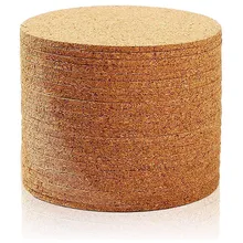 24 шт. пробковые подставки Термостойкие чашки Кружка коврик Кофе Чай Горячая подставка для напитков кухонные украшения водопоглощающие и многоразовые