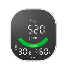 CO2-3 sensor de co2 digital temperatura umidade testador qualidade do ar monitor detector dióxido carbono detector qualidade do ar