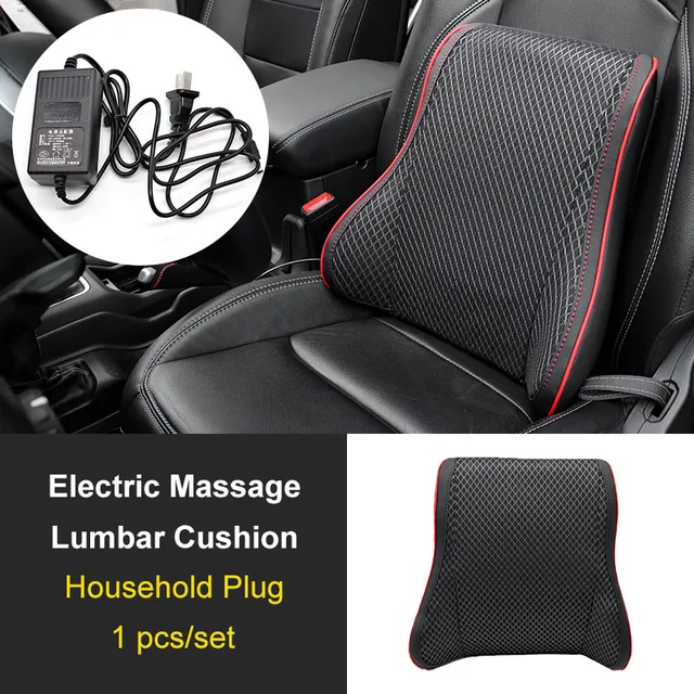 Qhcp Car Electric Seat Massage Waist Support Comfortable Cigarette Lighter  Household Plug Fits For Jeep Wrangler Jl Jk 2007-2020 - Seat Supports -  AliExpress