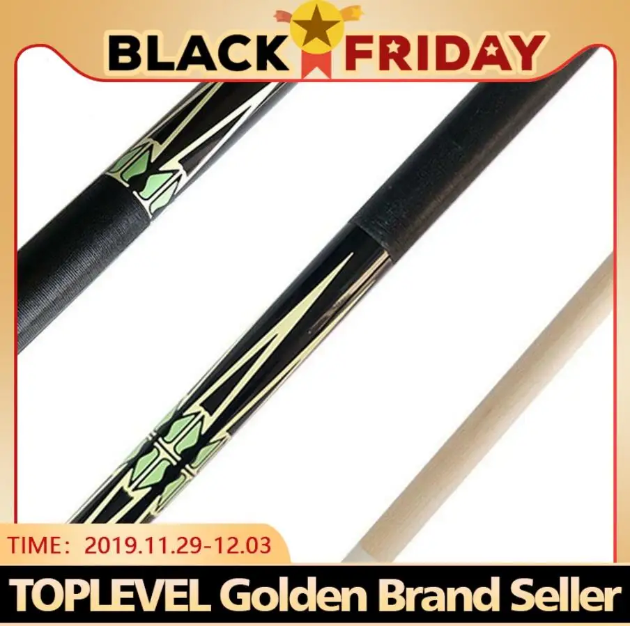 POINOS Handmade DK Billiard Pool Cue Stick 13mm 11.5mm Tips Inlaid and Carved...