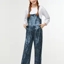 CupofSweet Kiddie/детская одежда для мальчиков и девочек г. Осенние штаны модные повседневные Комбинезоны без рукавов Детские широкие комбинезоны