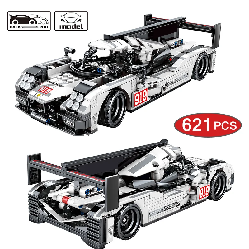 

blocks Compatible ed Speed Champions Racing Car 919 Building Block AMG Racer Technic Enlighten Bricks Car Toys for Children