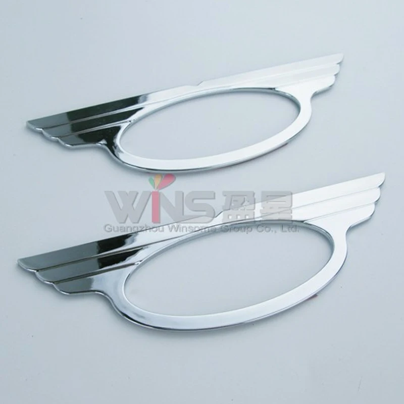Для Nissan Juke 2011 2012 2013 Chrome Боковая крышка лампы декоративная отделка автомобиля Средства для укладки волос