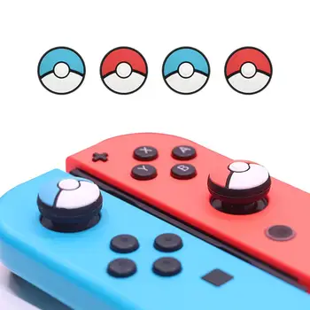 

iBen ThumbStick Silicone Button Grip Cap Case For Nintend Switch Accessories Joycon Poke Ball PS4 Gamepad Joystick