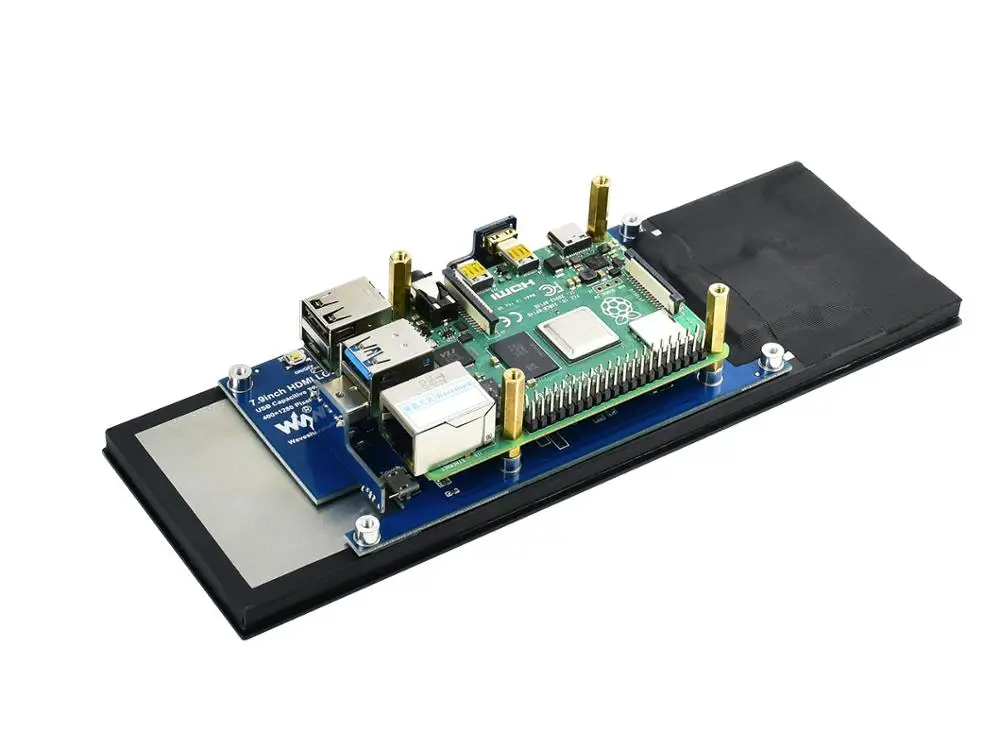 Tela de Toque Cobertura de Vidro Todas as Versões de Raspberry Polegada Hdmi Capacitivo Ips Temperado Suporta pi - Jetson Nano pc 7.9 Lcd - Imagem 4