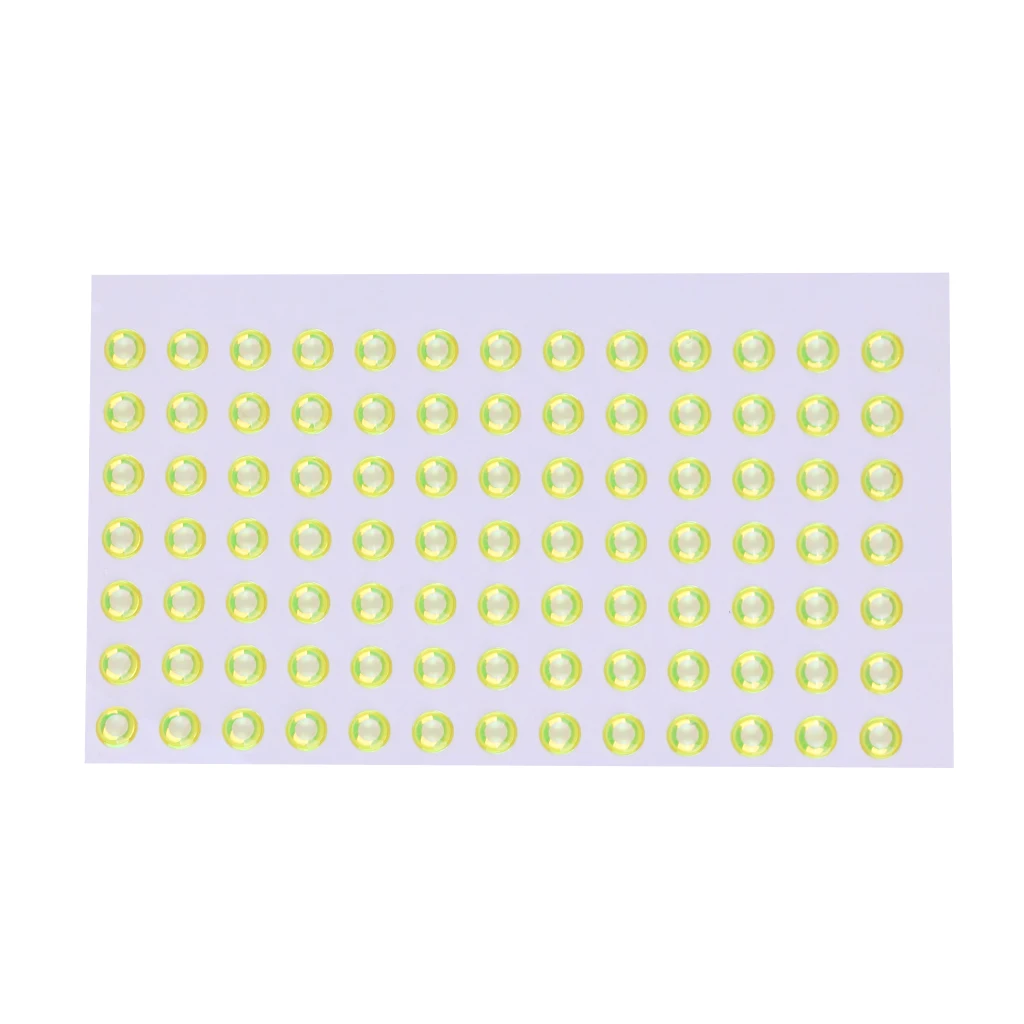 4 Colors 3D Fishing Eyes 100 Pieces Fishing Lure Eye Great Accessory for Make Fishing Bait, Fly Tying, Fishing Lures, Crafts