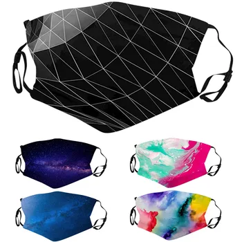

5pcMask Men Women Windbreak Seamless Outdoor Riding Quick-drying Dustproof Keep Safe Breathable Mouth Adult Face Washable Masks