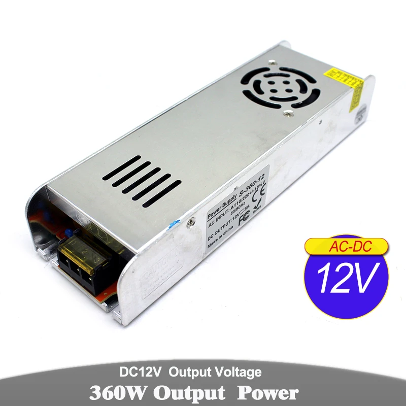 Переменный источник питания DC12V DC24V 48W 60W 72W 100W 120W 150W 180W 200W 240W 250W 300W 350W 360W