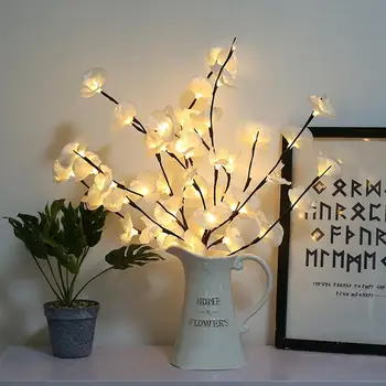 

HUIRAN Phalaenopsis Branch Lights Merry Christmas Decorations for Home Navidad 2020 Christmas Ornaments Xmas Noel New Year 2021
