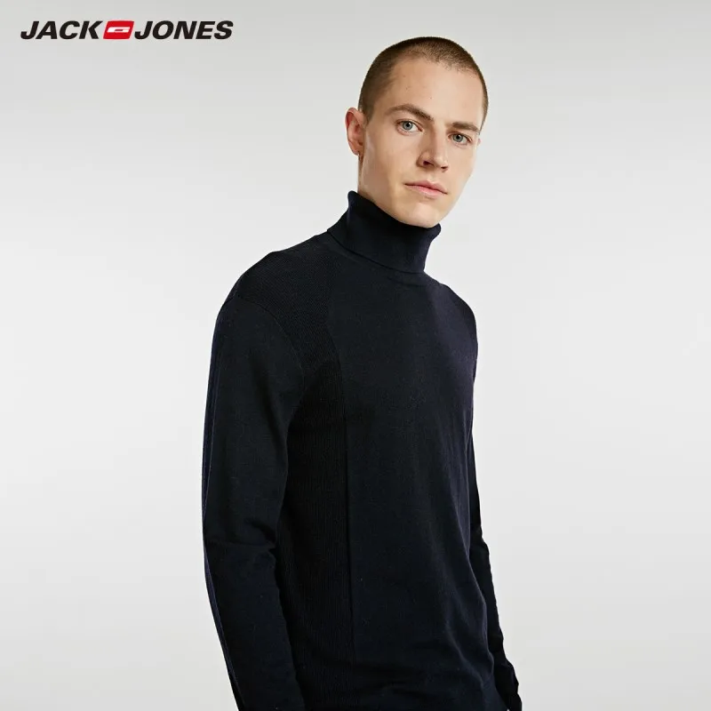 JackJones Men's Wool Turtle Neck Sweater Slim fit Pullover Top Menswear 218324517 JackJones Men's Wool Turtle Neck Sweater Slim fit Pullover Top Menswear 218324517