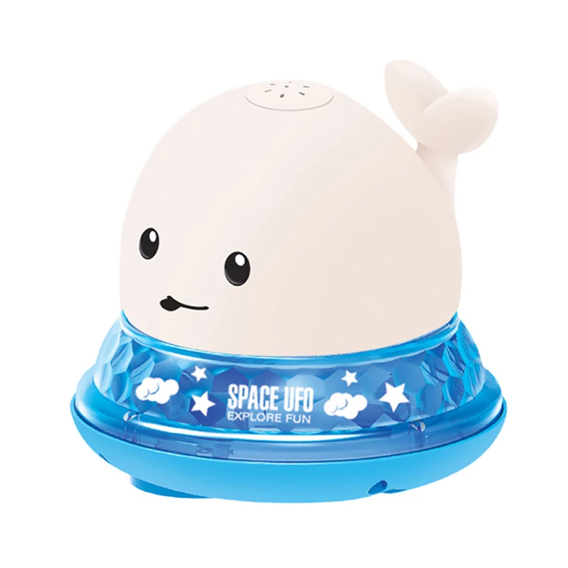 New Baby Bath Toys Spray Water Shower Swim Pool Bathing Electric Whale Bath Ball with Light Music LED Light Toys  for Kids Gift 7