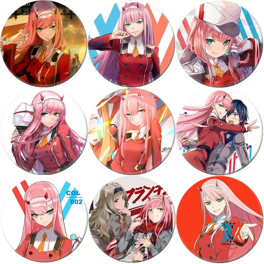 Лидер продаж брошь DARLING in the FRANXX в стиле аниме значок косплея рюкзаки на пуговицах