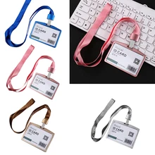 Лидер продаж, алюминиевый сплав держатель для карт для сотрудника именной Обложка на удостоверение личности работы с металлом сертификат идентификационные значка ID Бизнес чехол