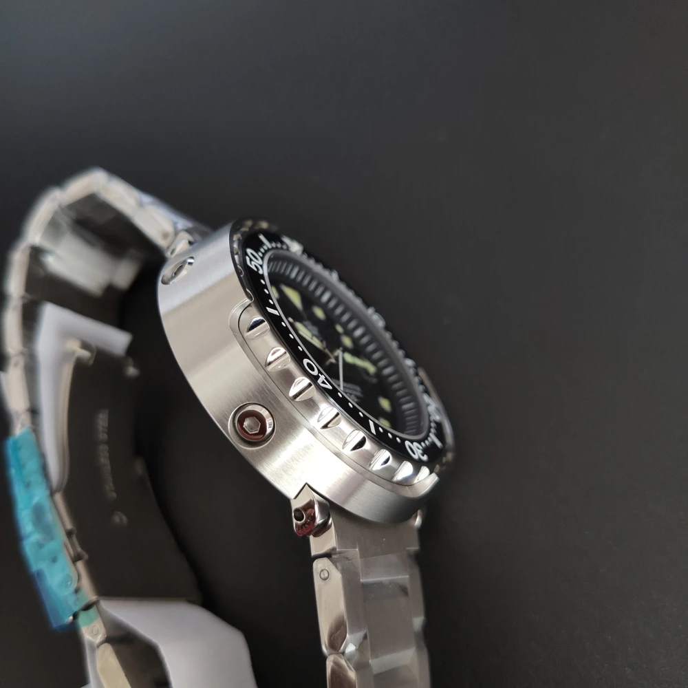 Часы Мужские автоматические механические Супер Светящиеся спортивные консервы дайвинг часы сапфировые линзы 30 бар водонепроницаемые мужские часы 007