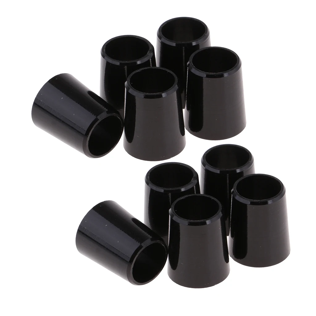 10pcs Black Golf Shaft Sleeve Ferrules.370 Irons Putter Cap Adapter Ring