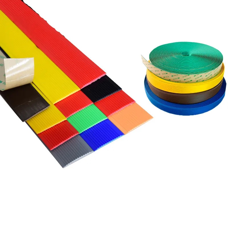Противоскользящая напольная предупреждающая клейкая лента из ПВХ самоклеящаяся