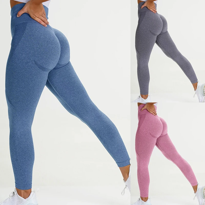 Seamless Fitness Leggings Push Up Leggings Women sexy booty Legging High Waist Squat Proof Sports Gym Workout Leggins Woman 1
