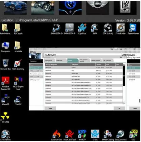 

2019.07 for BMW ICOM/ICOM A2/ICOM A3/ICOM NEXT Software HDD/SSD For Win7 System With ESYS Engineers Programming Fit most Laptops