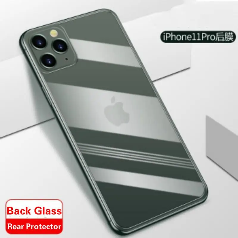 Заднее закаленное стекло для iPhone 11 X XS Max XR 6 S 6s 7 8 plus Защитное экрана на Plus Pro