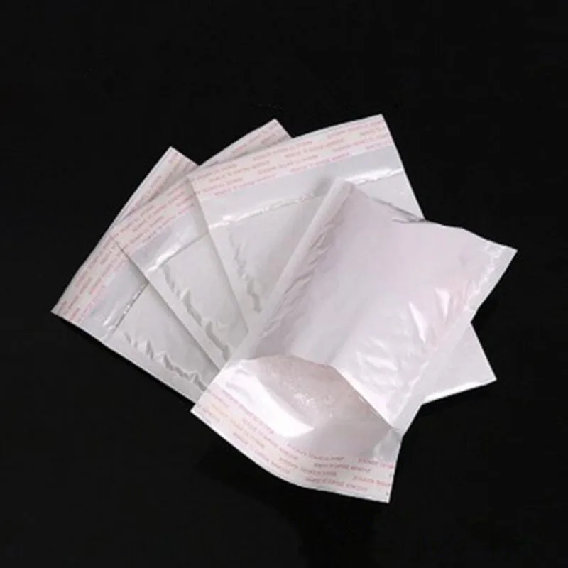 Sobre de película de perlas blancas a prueba de golpes y resistente al desgaste, 50 Uds. (11x11cm + 4cm), bolsa de burbujas para correo, negocios, oficina y papelería