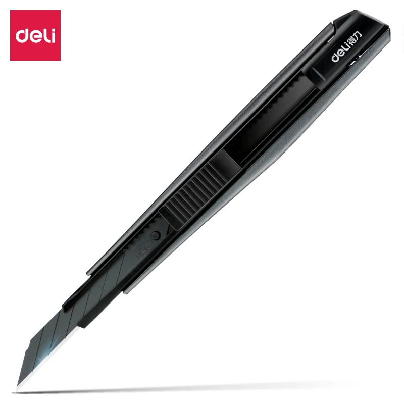 Uds/2 uds Deli 2037s portátil cuchillo arte de eliminación Express cuchillo papelería papel cortador de cuchillo