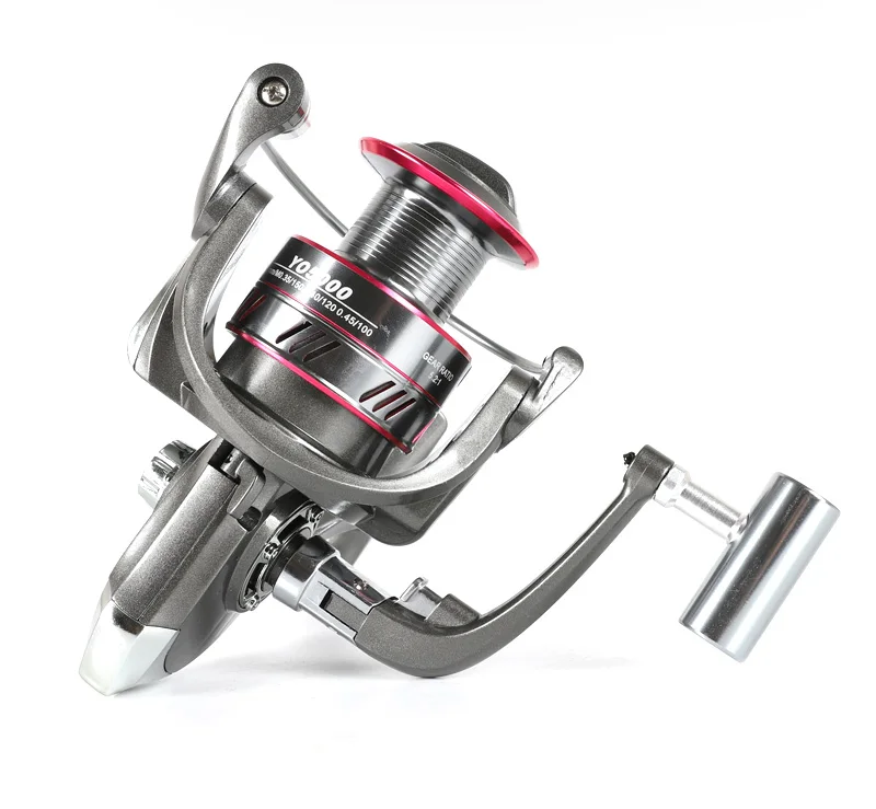 YUBOSHI Brand YO1000-6000 Spinning Reel 5.2:1 5-12KG Max Drag Metal Spool Metal Knob Spinning Fishing Reel Fishing Wheel