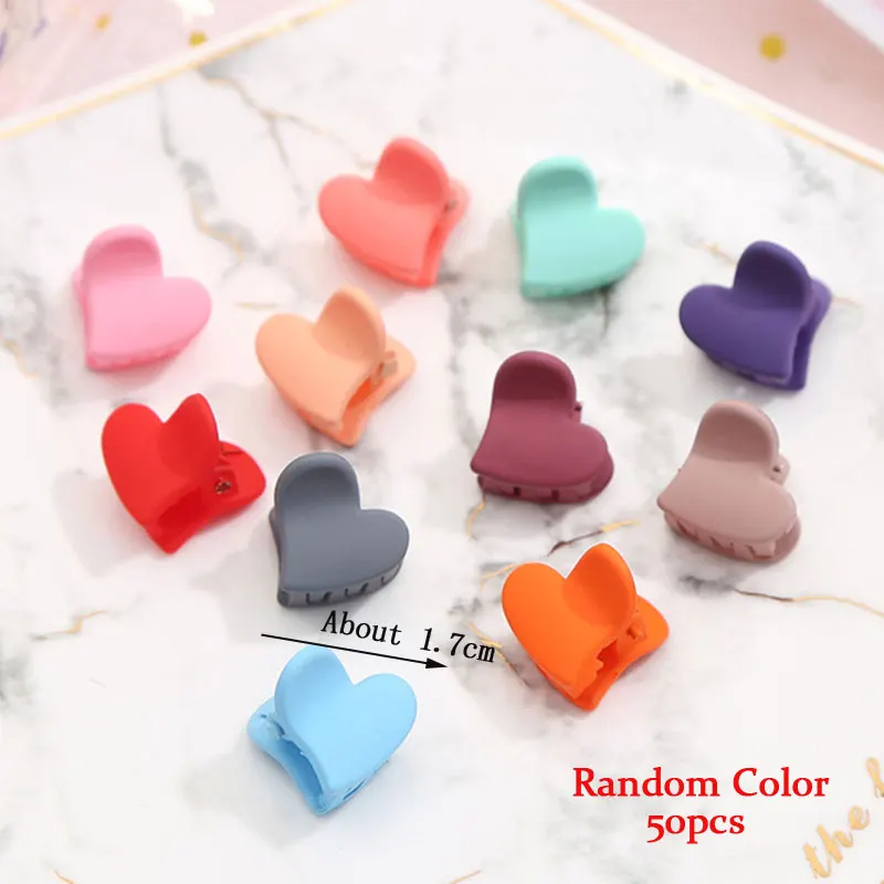 50pc big heart M MISM 10 шт./20 шт./50 шт., заколки для волос разных цветов для женщин, заколки для волос с короной и звездой, заколки для волос, головные уборы для свадебной вечеринки - Цвет: 50pc big heart