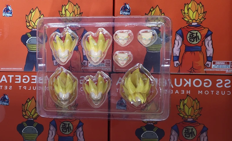 Demoniacal Fit - SSG Magic Deed подвижный SHF Monkey King &amp Vegetas голова резной желтый аксессуар для