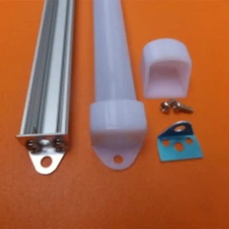 Free Shipping 2Meters Per Piece LED Aluminium Profile for LED Strip Bar Light, Aluminum Channel with End Caps and Clips