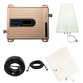 

900 1800 2100 MHZ 2G 3G 4G Signal Booster GSM Repeater Amplifier 4G Mobile Phone Tir Band Cell Phone Booster WCDMA GCS