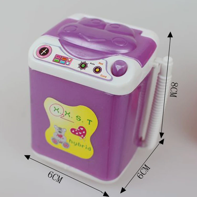 1PCS Furniture Washing Machine For 1/6 bjd BarbieDoll House Baby Toys Doll Accessories