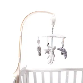 

Crib Music Mobile Phone Crib Music Box Crib Rattle Learning Education Newborn Gift Five-pointed Star, Bear, Rotating Music Box