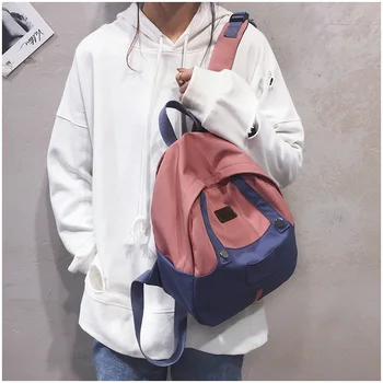 

New 2020 personality Small fresh shoulder women trend female High quality backpacks lady bags nylon backpacks for women