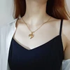 Vnox – collier avec nom personnalisé pour femme, médaillon en forme de cœur, pendentif, Image de famille, cadeau d'anniversaire ► Photo 2/6