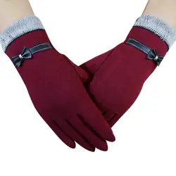 Womail 2019 модные перчатки для экрана женские полный палец зимний теплый непродуваемый перчатки новый стиль мягкие перчатки для сенсорного