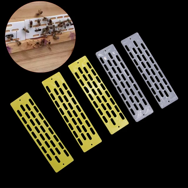 20 db Méhek Szerszám Műanyag Menekülés Elleni Légyfutásgátló Lemezek Sárga Fehér Lyukak Spacer Méhészeti Felszerelés Szerszámok Kellékek - Image 5